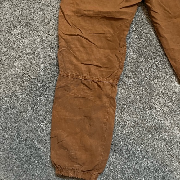 Anthropologie Brown Street Joggers Embroidered Side Detailing XS - Picture 10 of 16